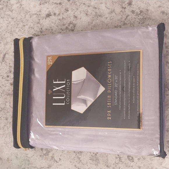 SATIN  PILLOWCASES. LUXE COLLECTION. - Picture 2 of 4